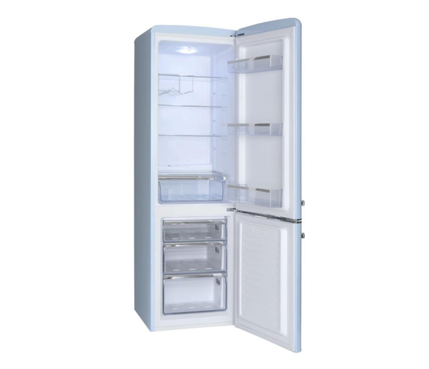 Lodówka Amica FK2965.3LAA 181cm Niebieska Retro SlimSize 244L - 523455 - zdjęcie 4